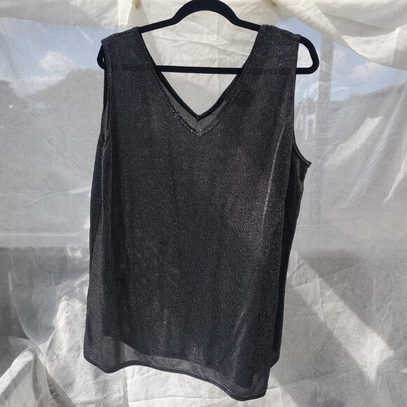 Silver Weave Tank Top - Picture 3 of 13